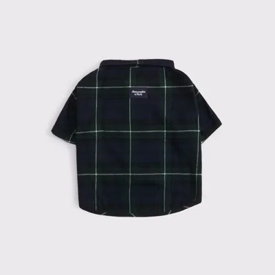 Abercrombie & Fitch A&f Pet Flannel In Blue