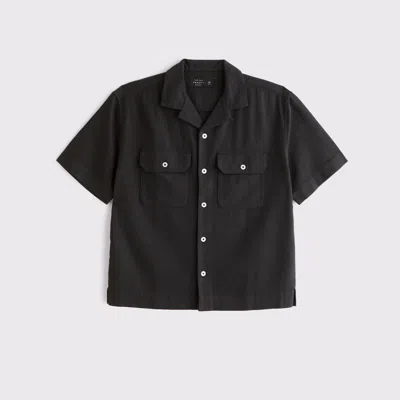 Abercrombie & Fitch A&f Resort Shirt In Black
