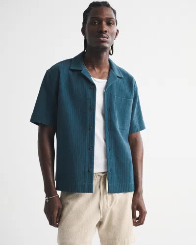 Abercrombie & Fitch A&f Resort Shirt In Blue