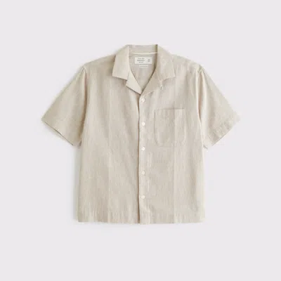 Abercrombie & Fitch A&f Resort Shirt In Neutral