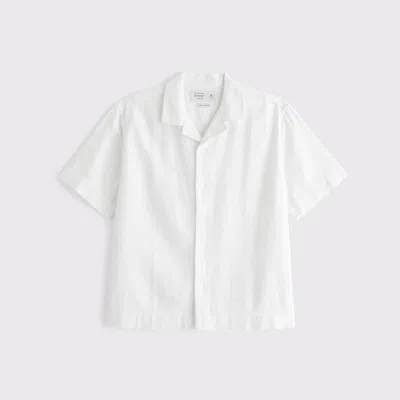 Abercrombie & Fitch A&f Resort Shirt In White