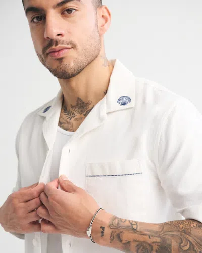 Abercrombie & Fitch A&f Resort Shirt In White