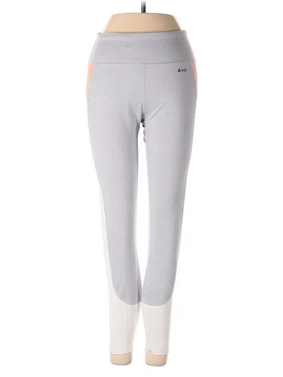 Pre-owned Abercrombie & Fitch Active Pants In Gray