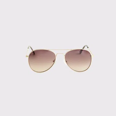 Abercrombie & Fitch Kids' Aviator Sunglasses In Gold