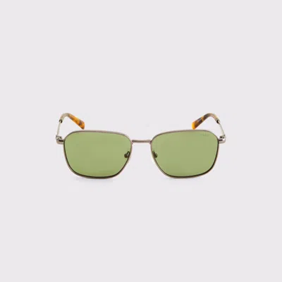 Abercrombie & Fitch 56mm Round Sunglasses In Green