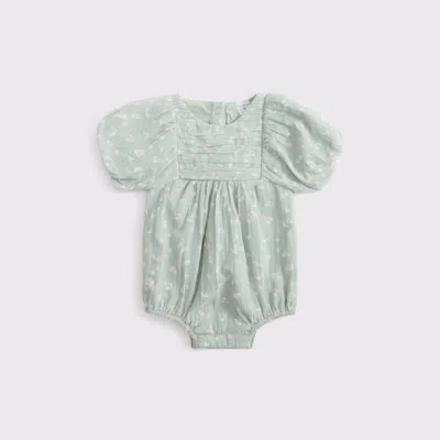 Abercrombie & Fitch Kids' Baby Emerson Bubble Romper In Green