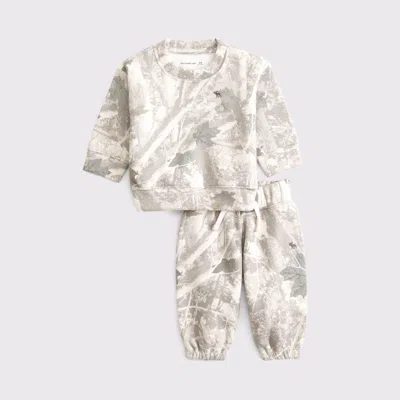 Abercrombie & Fitch Kids' Baby Essential Icon Crew Sweatshirt Set In Multi