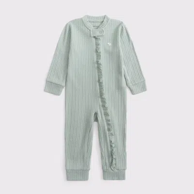 Abercrombie & Fitch Kids' Baby Essential Icon Footless Bodysuit In Blue