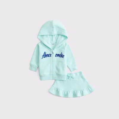 Abercrombie & Fitch Kids' Baby Fleece Skirt Set In Blue