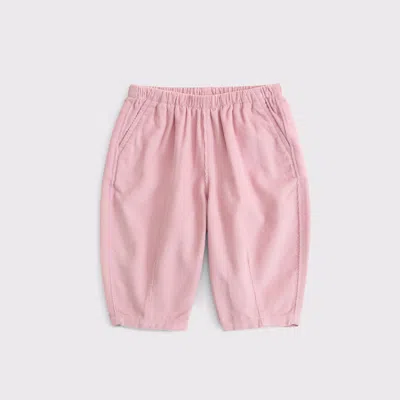 Abercrombie & Fitch Kids' Baby Pull-on Barrel Pant In Pinky Mauve