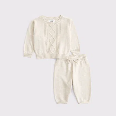 Abercrombie & Fitch Kids' Baby Sweater Set In Neutral