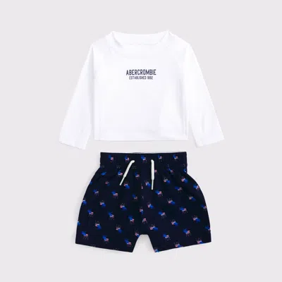 Abercrombie & Fitch Kids' Baby Swimsuit Set In Multi