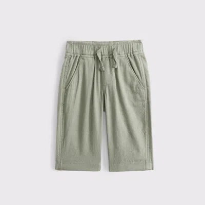 Abercrombie & Fitch Kids' Baby Textured Pull-on Pants In Green