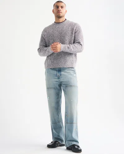 Abercrombie & Fitch Baggy Jean In Blue