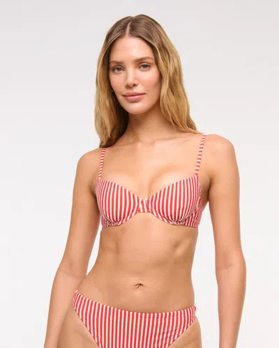 Abercrombie & Fitch Balconette Underwire Bikini Top In Multi