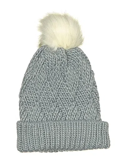 Pre-owned Abercrombie & Fitch Kids' Beanie Hat In Blue