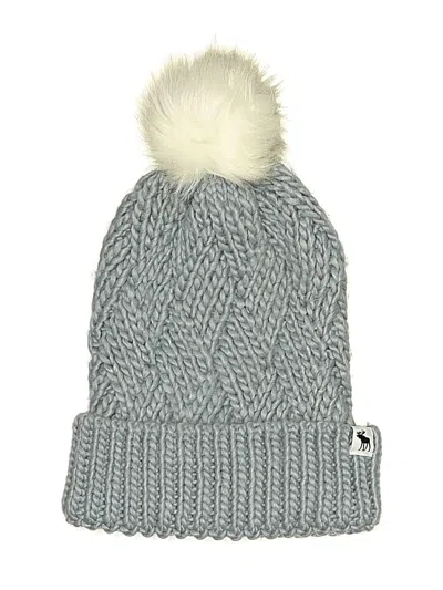 Pre-owned Abercrombie & Fitch Kids' Beanie Hat In Blue