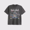 Abercrombie & Fitch Black Sabbath Vintage-inspired Graphic Tee In Gray