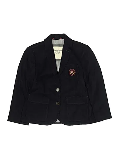 Pre-owned Abercrombie & Fitch Kids' Blazer Jacket In Blue