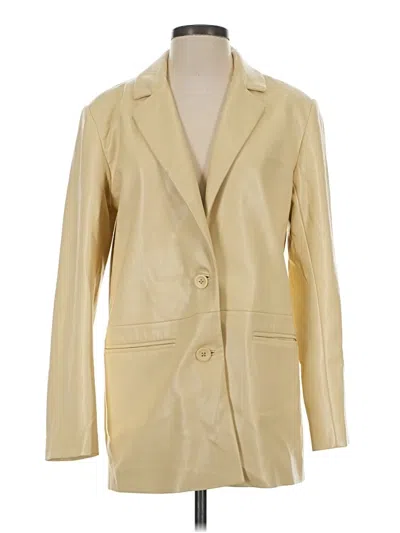 Pre-owned Abercrombie & Fitch Blazer Jacket In Tan