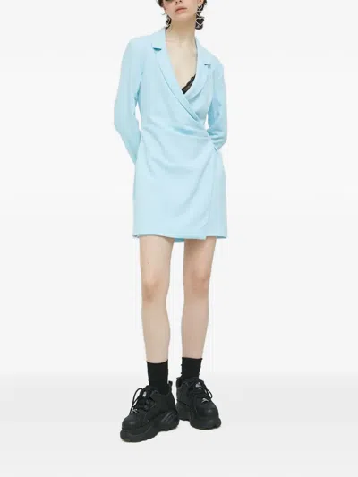 Abercrombie & Fitch Blazer Mini Dress In Blue