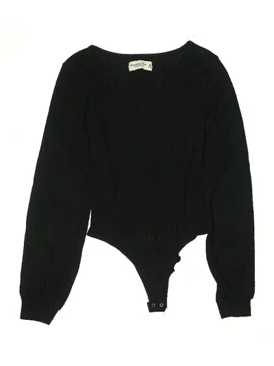 Pre-owned Abercrombie & Fitch Bodysuit In Black