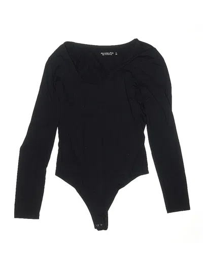 Pre-owned Abercrombie & Fitch Bodysuit In Black