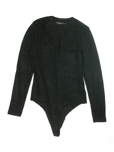Pre-owned Abercrombie & Fitch Bodysuit In Black