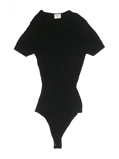 Pre-owned Abercrombie & Fitch Bodysuit In Black