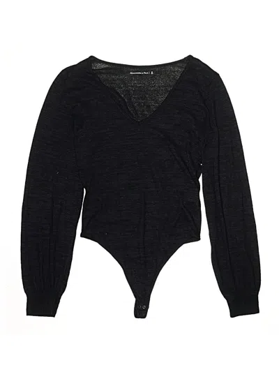Pre-owned Abercrombie & Fitch Bodysuit In Black