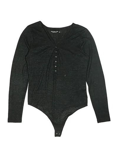 Pre-owned Abercrombie & Fitch Bodysuit In Black