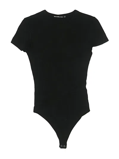 Pre-owned Abercrombie & Fitch Bodysuit In Black