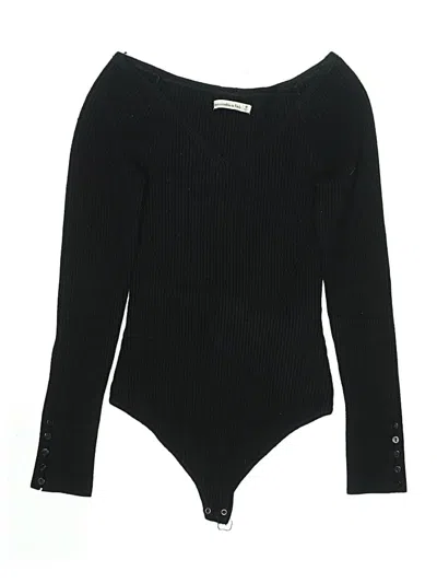 Pre-owned Abercrombie & Fitch Bodysuit In Black