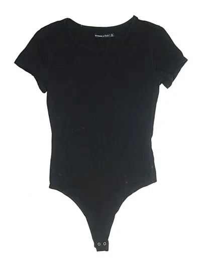 Pre-owned Abercrombie & Fitch Bodysuit In Black