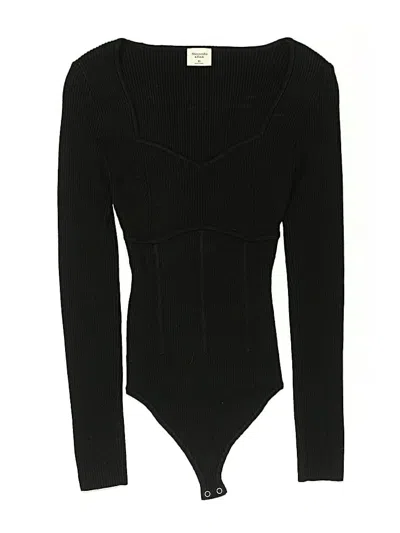 Pre-owned Abercrombie & Fitch Bodysuit In Black