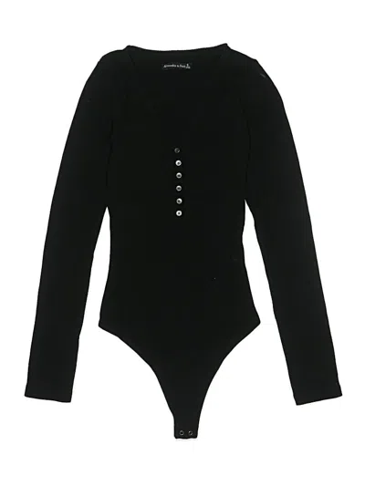 Pre-owned Abercrombie & Fitch Bodysuit In Black