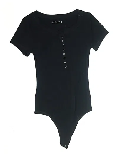 Pre-owned Abercrombie & Fitch Bodysuit In Black
