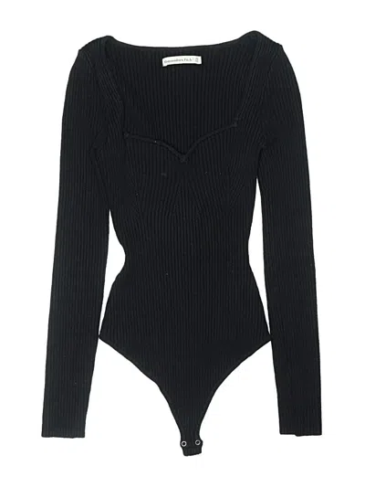 Pre-owned Abercrombie & Fitch Bodysuit In Black