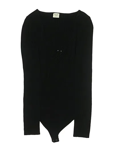 Pre-owned Abercrombie & Fitch Bodysuit In Black