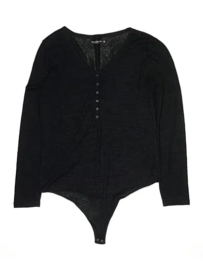 Pre-owned Abercrombie & Fitch Bodysuit In Black