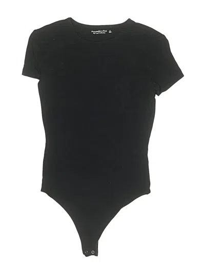 Pre-owned Abercrombie & Fitch Bodysuit In Black