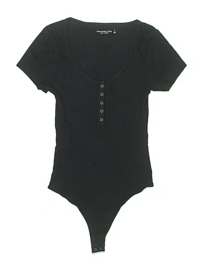 Pre-owned Abercrombie & Fitch Bodysuit In Black