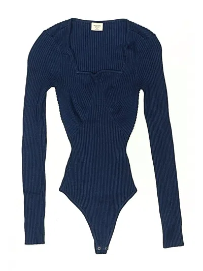 Pre-owned Abercrombie & Fitch Bodysuit In Blue