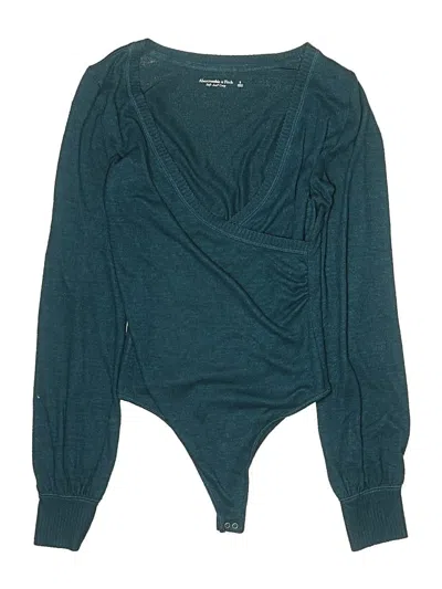 Pre-owned Abercrombie & Fitch Bodysuit In Blue
