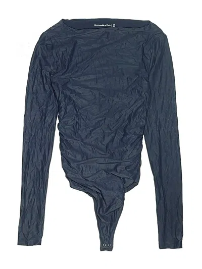Abercrombie & Fitch Bodysuit In Blue