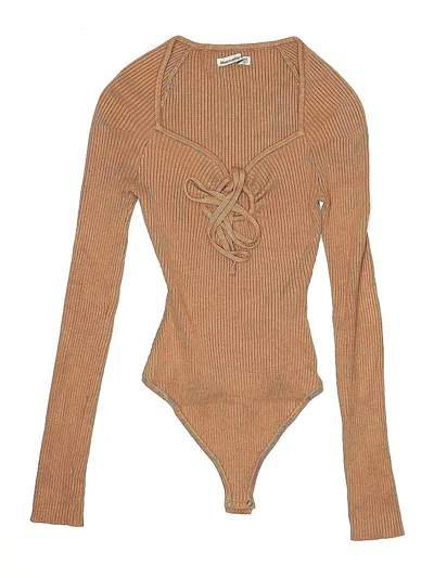 Pre-owned Abercrombie & Fitch Bodysuit In Brown