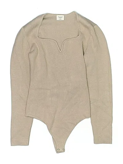 Pre-owned Abercrombie & Fitch Bodysuit In Brown