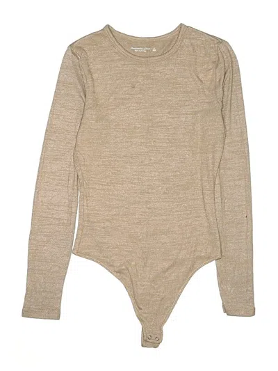 Pre-owned Abercrombie & Fitch Bodysuit In Brown