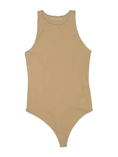 Pre-owned Abercrombie & Fitch Bodysuit In Brown