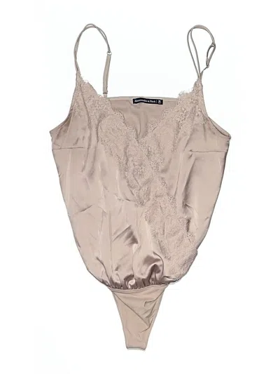 Pre-owned Abercrombie & Fitch Bodysuit In Brown